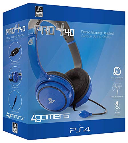 Ardistel - Stereo Gaming Headset PRO4-40, Color Azul (PS4)