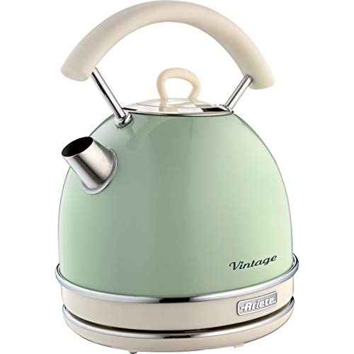 Ariete 2877, Hervidor vintage, color verde/crema Ariete 2877, Hervidor vintage, color verde/crema