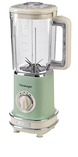 Ariete 568/04 Batidora de Vaso Vintage, 500 W, 1 Litro, 2 Velocidades, Verde Ariete 568/04 Batidora de Vaso Vintage, 500 W, 1 Litro, 2 Velocidades, Verde