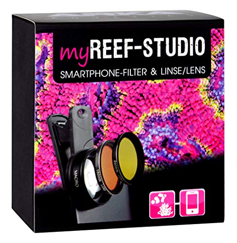 ARKA Aquatics MyReef Studio – Filtro para Smartphone y Lente Macro para Fotos detalladas y Coloridas de tu Acuario, Talla única ARKA Aquatics MyReef Studio – Filtro para Smartphone y Lente Macro para Fotos detalladas y Coloridas de tu Acuario, Talla única