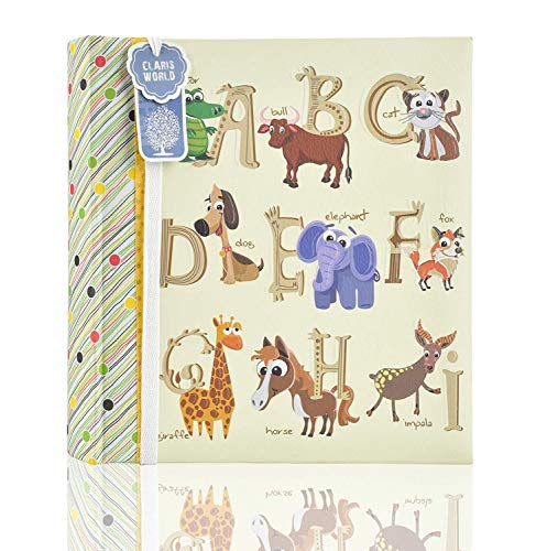 ARPAN Álbum de Fotos Infantil con Capacidad para 200 fotografías de 10 x 15 cm con Alfabeto Grande y diseño de Animales ARPAN Álbum de Fotos Infantil con Capacidad para 200 fotografías de 10 x 15 cm con Alfabeto Grande y diseño de Animales
