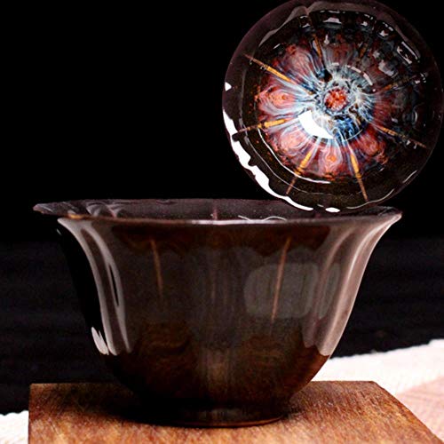 ASDAF Kungfu Copa Master Cup Taza de té Taza de té de cerámica Douli único Conjunto de Arte,4 ASDAF Kungfu Copa Master Cup Taza de té Taza de té de cerámica Douli único Conjunto de Arte,4