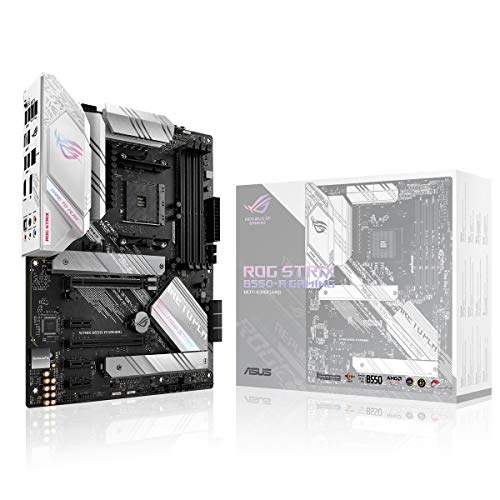 ASUS Rog Strix B550-A Gaming - Placa Base de Gaming ATX AM4 AMD B550 Ryzen (PCIE 4.0, etapas de Potencia agrupadas, Intel 2.5Gb Ethernet, Dos M.2 con disipadores, SATA 6 Gbps, Aura Sync RGB) ASUS Rog Strix B550-A Gaming - Placa Base de Gaming ATX AM4 AMD B550 Ryzen (PCIE 4.0, etapas de Potencia agrupadas, Intel 2.5Gb Ethernet, Dos M.2 con disipadores, SATA 6 Gbps, Aura Sync RGB)