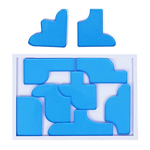 ASY Ice Jigsaw Puzzle Level 10 Brain Challenge Inteligencia Juguetes Brain Burning Hell Level Dificultad Puzzle DIY Perfil de plástico Transparente para niños Adultos Adolescentes Descompresión