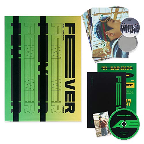 ATEEZ 5Th Mini Album - ZERO : FEVER PART.1 [ THANXX ver. ] CD + Photo Booklet + Sticker + Post Cards + Photocard + OFFICIAL POSTER + FREE GIFT