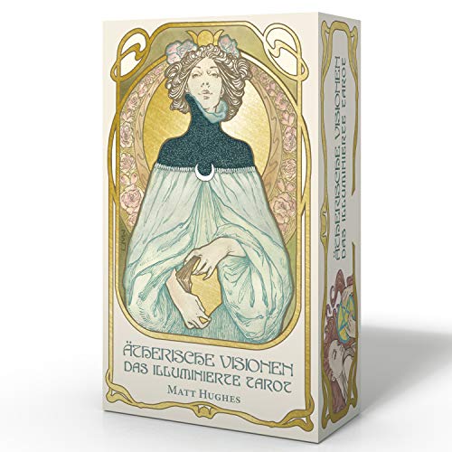 Ätherische Visionen (Ethereal Visions) - Das illuminierte Tarot: dekorative Box und Karten mit Goldprägung und Booklet, 48 Seiten