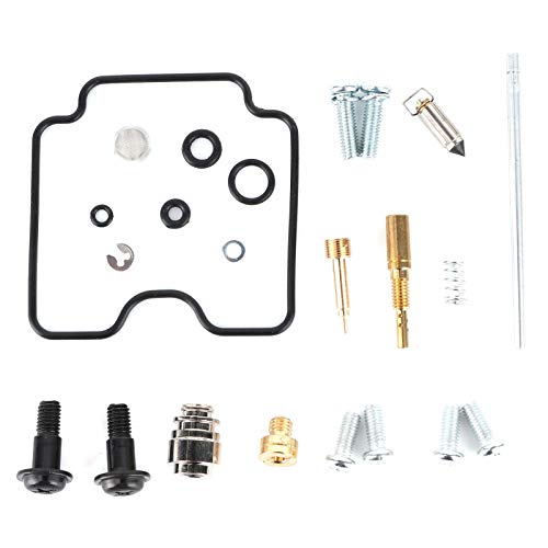 Aukson 23 Piezas Kit de Herramientas de reparación de carburador de Motocicleta 10031424 Kit de revisión Principal de carburador para Ya_maha XV1600 1999-2003 Aukson 23 Piezas Kit de Herramientas de reparación de carburador de Motocicleta 10031424 Kit de revisión Principal de carburador para Ya_maha XV1600 1999-2003