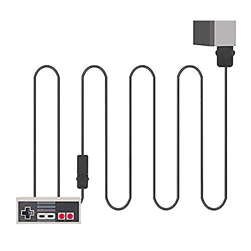 AURALLL Cable de extensión del Controlador clásico de NES 3M / 10FT (Paquete de 2) para Super Nintendo SNES Classic Edition Controller (2017) y Mini NES Classic Edition (2016) sin Controlador y Host