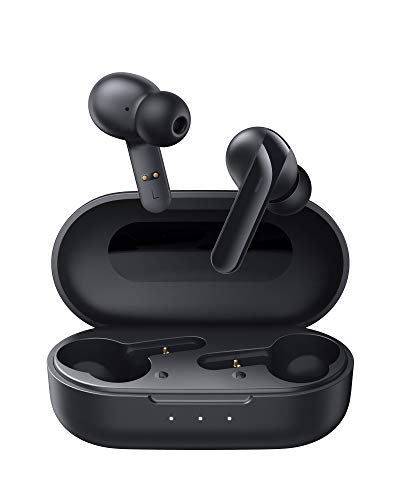 Auriculares Inalámbricos Bluetooth 5 con Micrófonos, BCMASTER Auriculares Bluetooth Sonido Estéreo 3D, 30 Horas y Carga Rápida USB-C, Control Táctil, Deportivos IPX5 Impermeable para Trabajar o Viajar