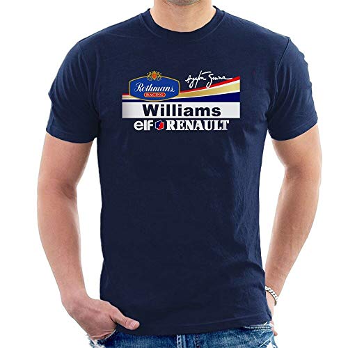 Ayrton Senna Tshirt Inspired Williams Renault Rothmans Signature D42 Ayrton Senna Tshirt Inspired Williams Renault Rothmans Signature D42