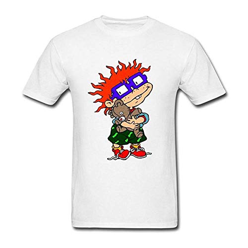 AYYUCY Camisetas y Tops Hombre Polos y Camisas Men's Chuckie Finster Character Rugrats Animated Series T Shirt