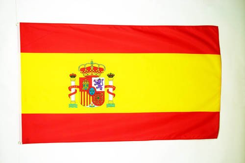 AZ FLAG Bandera de ESPAÑA 150x90cm - Bandera ESPAÑOLA 90 x 150 cm