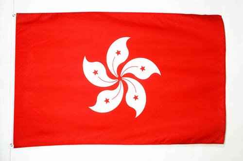 AZ FLAG Bandera de Hong Kong 150x90cm - Bandera HONGKONÉS 90 x 150 cm