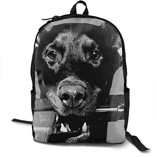 Backpack,Doberman con Mochila G-Un, Impresionantes Mochilas De Hombro para Adultos para Escalar, Caminar, Viajar,32cm(W) x42cm(H)