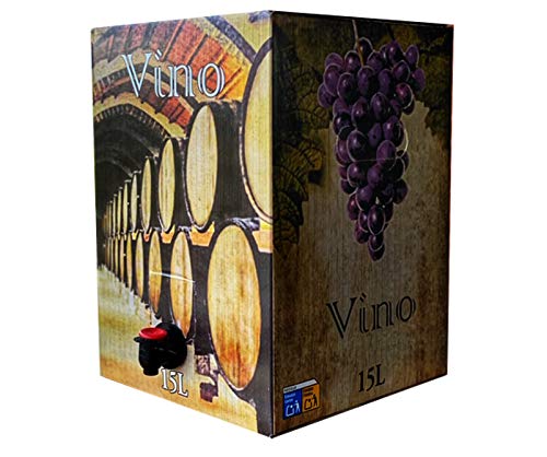 Bag in Box 15L Vino cosechero vino tinto joven de Bodega Los Corzos (20 Botellas de 750 ml)