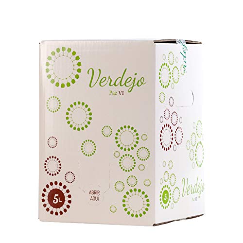 Bag in Box verdejo 5 Litros Vino Blanco Verdejo seco afrutado caja de vino blanco Verdejo Paz VI Bag in Box verdejo 5 Litros Vino Blanco Verdejo seco afrutado caja de vino blanco Verdejo Paz VI