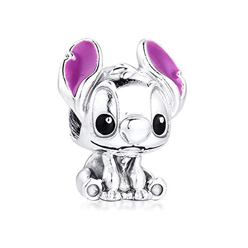 BAKCCI Abalorio de plata 925 para regalo del día de la madre de 2020 con diseño de Lilo y Stitch para pulseras Pandora BAKCCI Abalorio de plata 925 para regalo del día de la madre de 2020 con diseño de Lilo y Stitch para pulseras Pandora