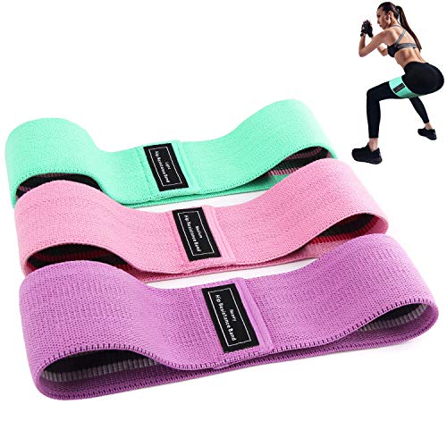 Bandas Elasticas Gluteos, Juego de 3 Bandas Elásticas Musculacion para fitness con 3 niveles, Resistencia Antideslizante para Piernas y Glúteos, pilates,yoga,Fuerza,Fisioterapia,Estiramientos Bandas Elasticas Gluteos, Juego de 3 Bandas Elásticas Musculacion para fitness con 3 niveles, Resistencia Antideslizante para Piernas y Glúteos, pilates,yoga,Fuerza,Fisioterapia,Estiramientos