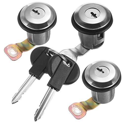 Barril de Bloqueo Conjunto de Cerradura de Puerta Conjunto Compatible para Partner Xsara Berlingo 252522 9170.G3 9170.CW Barril de Bloqueo Conjunto de Cerradura de Puerta Conjunto Compatible para Partner Xsara Berlingo 252522 9170.G3 9170.CW