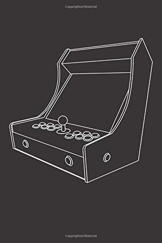 Bartop Arcade Machine Outline: Blank Lined Notebook, Journal or Diary