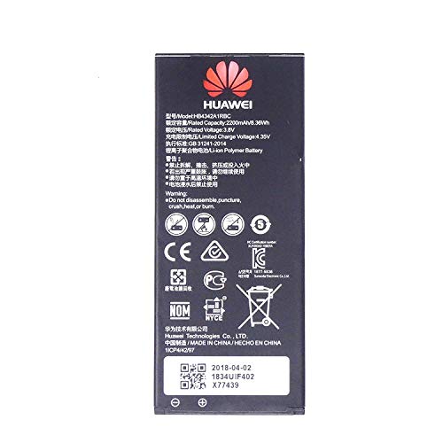 Batería original HB4342A1RBC para Huawei Honor 4A Y5 II Y6 Y6 II Compact Accu 2200 mAh Batería original HB4342A1RBC para Huawei Honor 4A Y5 II Y6 Y6 II Compact Accu 2200 mAh