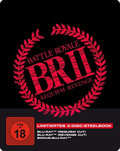 Battle Royale 2 - Limitiertes 3-Disc SteelBook inkl. Requiem Cut, Revenge Cut und Bonus-BD (Blu-Ray) [Alemania] [Blu-ray]