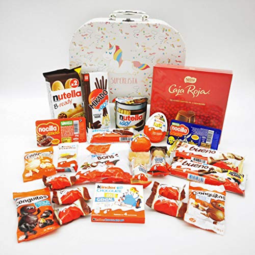 Baúl Grande con Chocolate Kinder para Regalo Baúl Grande con Chocolate Kinder para Regalo