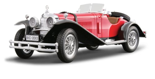 Bburago 18-12045  - Mercedes Benz SSK de Oro 1928 1:18 Collezione Red