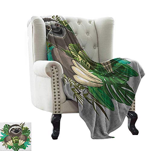 BelleAckerman - Manta para bebé, diseño de Perezoso, para la Familia, el Padre o la Madre BelleAckerman - Manta para bebé, diseño de Perezoso, para la Familia, el Padre o la Madre