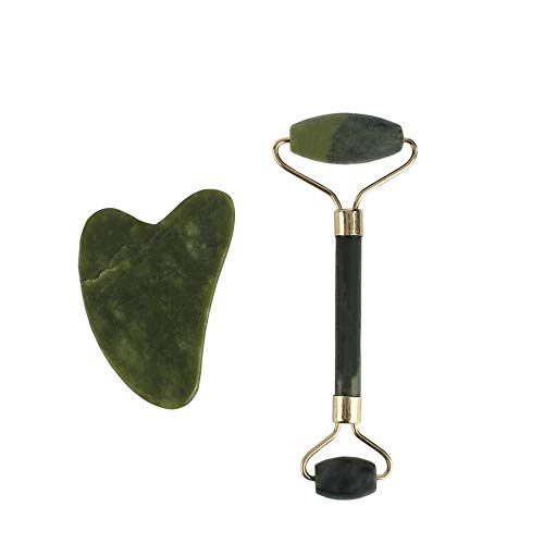 Belleza Natural Rodillo Facial Jade Piedra Rodillo Cara Belleza Masaje Herramientas Masaje Masajeador Kit Con Jade Raspador Productos De Belleza Belleza Natural Rodillo Facial Jade Piedra Rodillo Cara Belleza Masaje Herramientas Masaje Masajeador Kit Con Jade Raspador Productos De Belleza