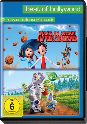 Best of Hollywood - 2 Movie Collector's Pack: Wolkig mit Aussicht auf ... / Planet 51 [Alemania] [DVD]