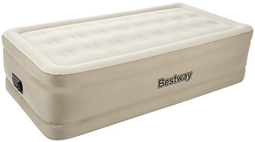 Bestway 69017 - Cama Hinchable Individual Fortech con Bomba de AC Integrada 191x97x51 cm