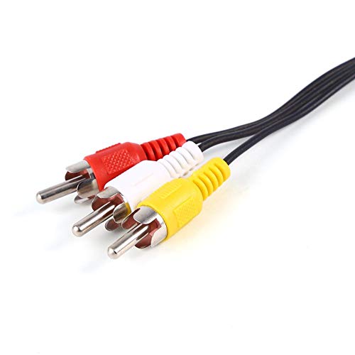 Bewinner A/V Video Cable para Raspberry Pi 2 Modelo B + Soporta 1 a 3 Salidas y Puede Conectar Tanto Audio como Video, Nuevo Cable AV para Raspberry Pi