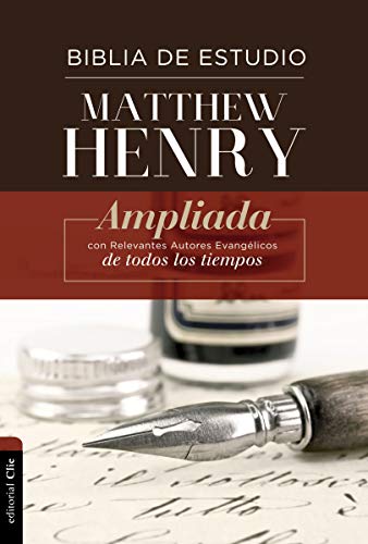 Biblia de estudio Matthew Henry - Hardcover con ndice