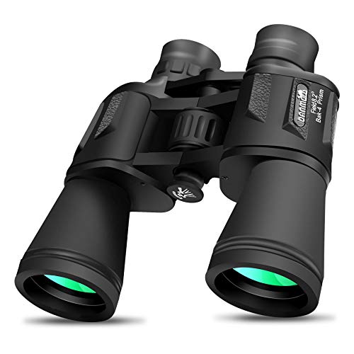 Binocular by DANMO 10x50 prisma BAK4 lente FMC prisma HD prismáticos profesionales con correa y bolsa de transporte, para observación de aves, viajes, conciertos, deportes, al aire libre Binocular by DANMO 10x50 prisma BAK4 lente FMC prisma HD prismáticos profesionales con correa y bolsa de transporte, para observación de aves, viajes, conciertos, deportes, al aire libre