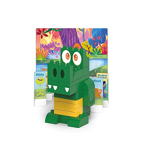 BiOBUDDi Swampies BB-0150 – Kit de construcción biológica para encajar, compatible con otras marcas, fabricado en plástico ecológico, 41 bloques de sujeción, fondo de juego y figuras de cartón BiOBUDDi Swampies BB-0150 – Kit de construcción biológica para encajar, compatible con otras marcas, fabricado en plástico ecológico, 41 bloques de sujeción, fondo de juego y figuras de cartón