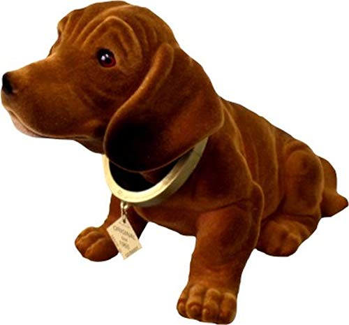 Bobble-Dachshund figura 29 cm Bobble-Head perro Dachshund Dog Bobble-Dachshund coche