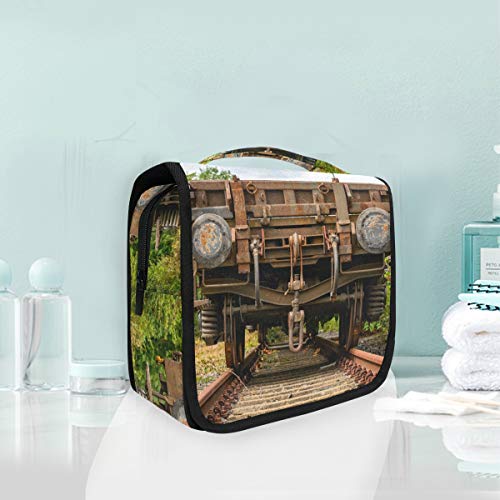 Bolsa de Aseo Colgante con diseño de vagón Antiguo para Llevar cosméticos, Bolsa de Viaje multifunción, Bolsa de Maquillaje, Bolsa de Almacenamiento Bolsa de Aseo Colgante con diseño de vagón Antiguo para Llevar cosméticos, Bolsa de Viaje multifunción, Bolsa de Maquillaje, Bolsa de Almacenamiento