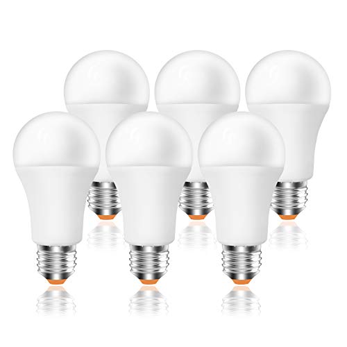 Bombilla LED E27, 12W (equivalente a 96W), 960lm,3000K luz calida - 6 unidades [Clase de eficiencia energética A+] (3000K)