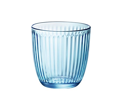 Bormioli - Pack 6 vasos Line Acqua azul