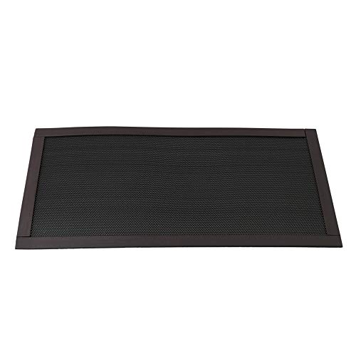 BQLZR 12x24x0.05cm Plástico PVC Negro Cuadrado Magnético Ventilador Filtro para Prueba de los Ventiladores del Chasis del Equipo del Hogar