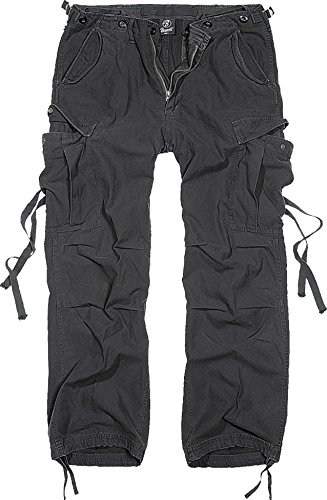 Brandit M65 Trouser Pantalón de Vestir, Schwarz, L para Hombre Brandit M65 Trouser Pantalón de Vestir, Schwarz, L para Hombre