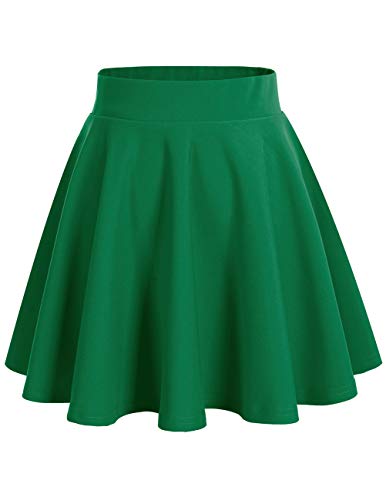 Bridesmay Falda Mujer Plisada Verano Corto Casual Mini Multifuncional De Poliéster Plegado Patinador para la Escuela, la Oficina, Las Fechas y Las Fiesta Green-M Bridesmay Falda Mujer Plisada Verano Corto Casual Mini Multifuncional De Poliéster Plegado Patinador para la Escuela, la Oficina, Las Fechas y Las Fiesta Green-M
