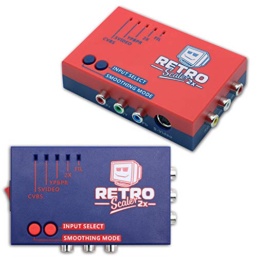 BSTQC Adaptador HDMI para Retroscaler2x AV a HDMI para N64, NES, Dreamcast, Saturn