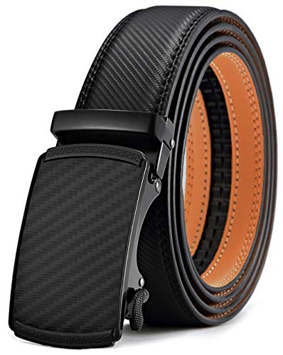 BULLIANT Cinturón Hombre Cuero Automática Cinturón De Hombre 35MM-Tamaño Ajustable BULLIANT Cinturón Hombre Cuero Automática Cinturón De Hombre 35MM-Tamaño Ajustable