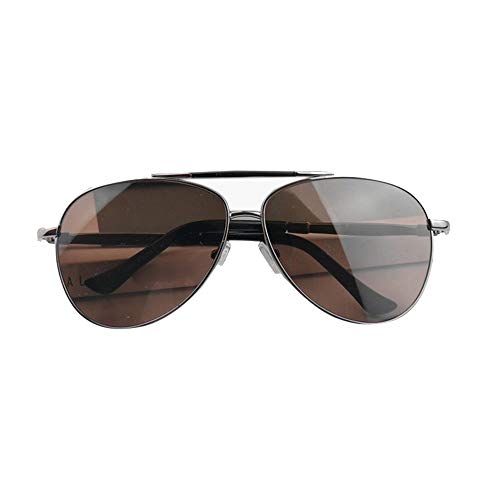 BXGZXYQ Las Gafas de Sol cómodas a Prueba de Viento de los Hombres, Retro piloto de Las Lentes encienden Elegante Decorativo (Color : Sunglasses) BXGZXYQ Las Gafas de Sol cómodas a Prueba de Viento de los Hombres, Retro piloto de Las Lentes encienden Elegante Decorativo (Color : Sunglasses)