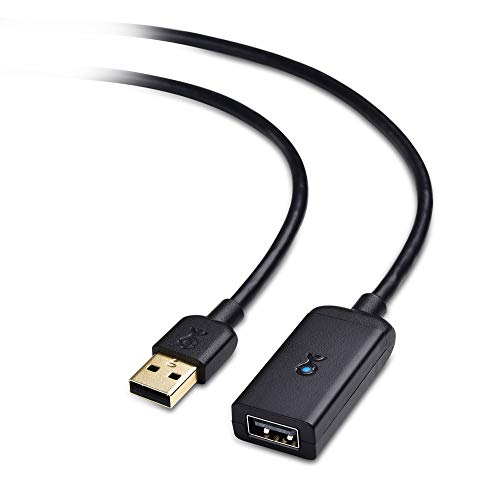 Cable Matters Cable Extensión USB Activo (Cable Extensor USB Activo, Cable USB Macho a Hembra) 5M, para Webcam, Sensor Oculus, HTC Vive Link Box, Xbox Kinect, cámara Playstation, etc.