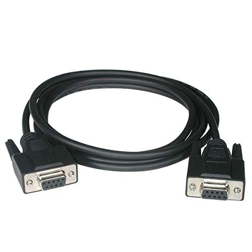 Cables To Go - Cable De Módem Nulo - Db-9 (H) - Db-9 (H) - 1 M - Tornillos De Mariposa - Negro