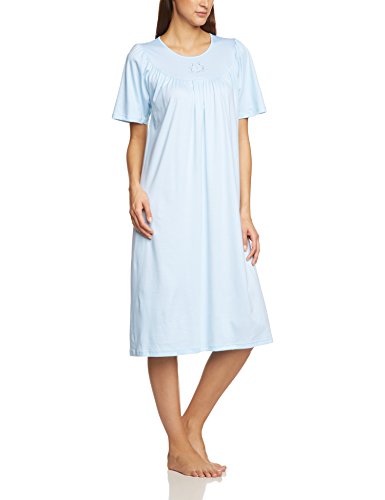 Calida Soft Cotton Camisón, Blau (Hellblau 700), XL para Mujer
