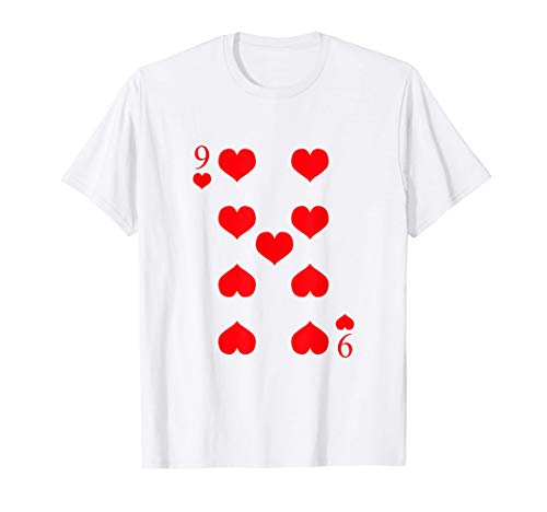 Camisa de póquer - corazones 9 cartas Camiseta
